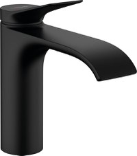 Baterie lavoar Hansgrohe Vivenis 110, ventil pop-up, negru mat - 75020670 - 1