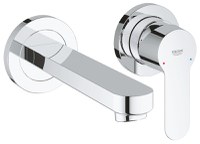 Baterie lavoar montaj incastrat, corp incastrat inclus, Grohe Bauedge-20474000 - 1