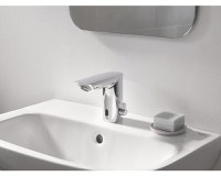 Baterie lavoar senzor Grohe Bau Cosmo E, cu mixare, crom, furtune flexibile,alimentare priza-36453000 - 1