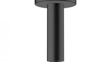 Brat de dus Hansgrohe Vernis Blend 100 mm, prindere in tavan, negru mat - 27804670