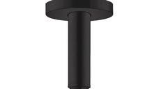 Brat dus fix Hansgrohe, 100 mm, montaj tavan, negru mat - 27393670