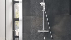 Coloana de dus cu termostat Grohe Rainshower Smartactive 310 Mono Cube-26649000