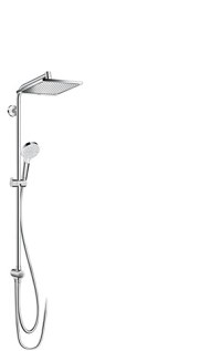 Coloana de dus Hansgrohe Crometta E 240,1 jet EcoSmart, fara baterie, crom - 27289000 - 1