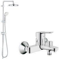 Coloana dus Grohe New Tempesta 210 plus baterie cada BauEdge (26381001, 23334000) - 1