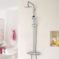 Coloana dus Grohe New Tempesta Cosmo 160 , palarie inclusa, furtun dus,termostat,crom-27922000 - 1