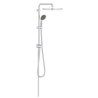 Coloana dus Grohe Vitalio,palarie patrata 25 cm,para de mana,crom,montare pe perete, fara baterie-26698000 - 1