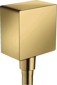 Cot iesire Hansgrohe FixFit Square, polished gold optic - 26455990 - 1