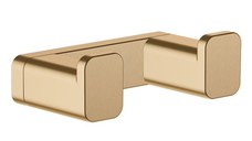 Cuier baie dublu Hansgrohe AddStoris, brushed bronze - 41755140