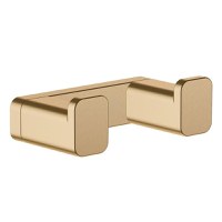 Cuier baie dublu Hansgrohe AddStoris, brushed bronze - 41755140 - 1