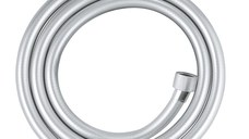 Furtun de dus Grohe Silverflex Longlife, 1.5 m, presiune maxima 12 bar,antirasucire-26346000