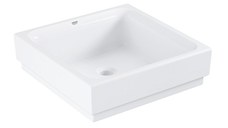 Lavoar Grohe Cube Ceramic 40x40, montare pe blat, alpine white - 3948200H