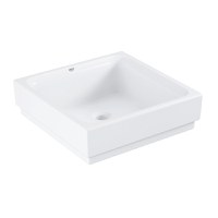 Lavoar Grohe Cube Ceramic 40x40, montare pe blat, alpine white - 3948200H - 1