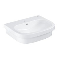 Lavoar Grohe Euro Ceramic, montare pe blat, preaplin, 600 x 480, alb - 39337000 - 1