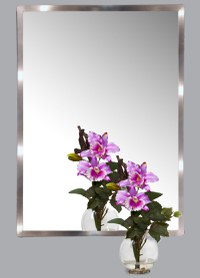 Oglinda din inox antivandalism super mirror 304x430mm - 1