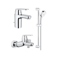 Pachet 3 in 1 Grohe Eurosmart Cosmo, marimea S, set dus 3 tip jet, baterie lavoar, cada(32825000,32831000,27786002 ) - 1