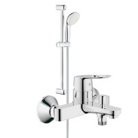 Pachet: Baterie baie cada/dus Grohe Bauloop-23341000+Set dus Grohe New Tempesta 100-27853001 - 1