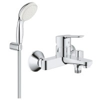 Pachet: Baterie cada/dus Grohe Bau Edge -23334000+Set dus Grohe New Tempesta 100-27799001 - 1