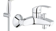 Pachet: Baterie cada/dus Grohe Eurosmart-33300002+Set dus Grohe New Tempesta 100-27799001,furtun 1.25m