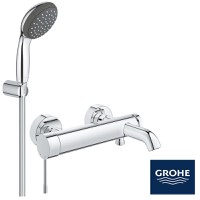 Pachet baterie cada Grohe Essence,set dus porter,furtun 1.75,crom(33624001,27944000 ) - 1