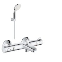 Pachet: Baterie cada Grohe Grohtherm 800-34567000, Set dus fara bara cu 2 tipuri de jet Grohe New Tempesta-27799001 - 1