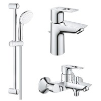 Pachet baterii baie 3 in 1 Grohe Bauloop marimea S-(23335001,23602001,27853001) - 1