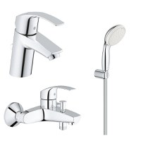 Pachet baterii baie 3 in 1 Grohe Eurosmart marimea S ,set dus fara bara (33265002, 33300002,27799001) - 1