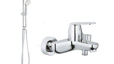 Pachet:Coloana dus Grohe New Tempesta 200,crom, baterie cada dus Eurosmart Cosmo (27389002, 32831000)