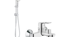 Pachet: Coloana dus Grohe Tempesta 200, baterie cada/dus Bauloop(27389002,23341000)