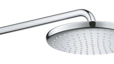 Palarie de dus fix Grohe Tempesta, 1 jet, 250 mm, brat 380 mm, crom - 26663000