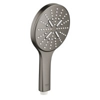 Para de dus Grohe Rainshower SmartActive, 3 jeturi, anti-calcar, mat, hard graphite - 26574AL0 - 1