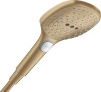 Para dus Hansgrohe Raindance Select E 120, 3 jeturi, brushed bronze - 26520140 - 1