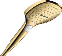 Para dus Hansgrohe Raindance Select E 120, 3 jeturi, polished optic gold - 26520990 - 1