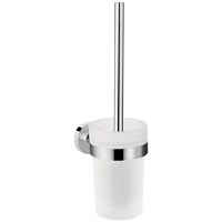 Perie WC Hansgrohe Logis Universal, montare pe perete, fixare ascunsa, crom - 41722000 - 1