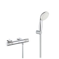 Set Baterie cabina dus termostat Grohe Grohtherm 1000 Performance, set dus 2 jet,porter(34776000,27799001) - 1