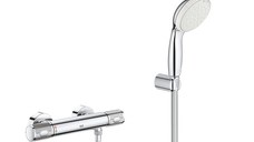 Set Baterie cabina dus termostat Grohe Grohtherm 1000 Performance, set dus 2 jet,porter(34776000,27799001)