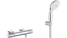 Set Baterie cabina dus termostat Grohe Grohtherm 1000 Performance, set dus 3 tipuri jet,porter(3477600,27849001)