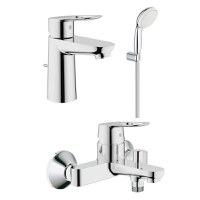 Set baterii baie Grohe Bauloop set dus porter(23335000,23341000,27799001) - 1