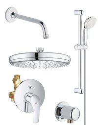 Set baterii baie montaj incastrat,para fixa 210 mm Grohe Eurosmart New - 1