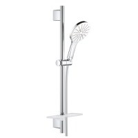 Set de dus Grohe Rainshower 130 Smartactive, bara 600 mm, 3 jeturi, moon white - 26576LS0 - 1