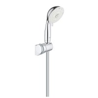 Set dus Grohe Tempesta Rustic 100, porter, 4 tipuri de jet, crom,furtun 1.75 m-27805001 - 1