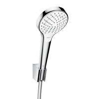 Set dus Hansgrohe Croma Select S Vario 3 jeturi, porter si furtun 1,6m , alb crom - 26411400 - 1