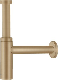 Sifon lavoar Design Plus Hansgrohe Flowstar S, brushed bronze - 52105140 - 1