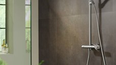 Sistem de dus Hansgrohe Raindance Select S 240 PowderRain, termostat 1 jet, crom - 27633000