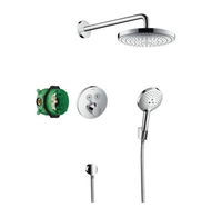 Sistem de dus incastrat termostatat Hansgrohe Design Raindance Select/S Shower Select, crom- 27297000 - 1