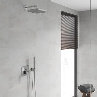 Sistem dus Grohe Eurocube Perfect, incastrat, palarie dus fix 250 mm, 1 pulverizare, crom-25239000 - 1