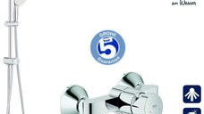 Sistem dus Grohe New Tempesta 210+baterie dus BauEdge(26381001,23333000)