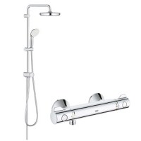 Sistem dus Grohe New Tempesta 210+baterie dus termostat Grh 800 (26381001,34558000) - 1