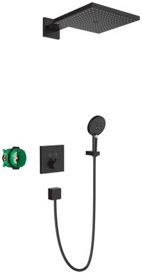 Sistem dus incastrat Hansgrohe Raindance E Shower Select Square, termostat - 27939670 - 1