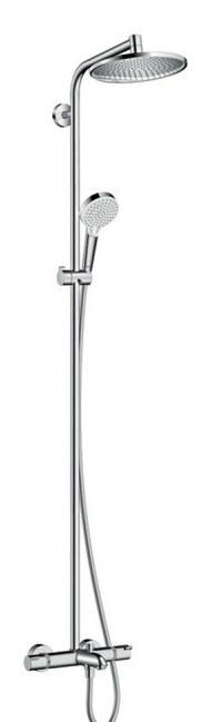 Sistem dus termostatic Hansgrohe Crometta S 240, 1 jet, crom - 27320000 - 1