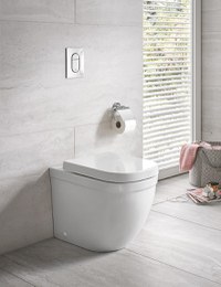 Vas WC Grohe Euro Ceramic, montare pe podea, rezervor incastrat, Triple Vortex, alb - 39339000 - 1